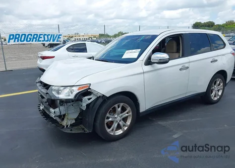 2014 Mitsubishi Outlander Se из США, поврежденный, VIN JA4AD3A34EZ011180